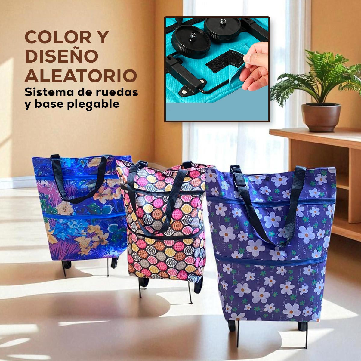 Miniatura 6 de Bolso Ecológico con Ruedas MANA-0067